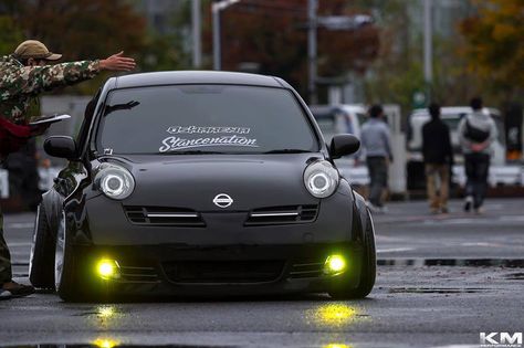 Nissan Micra Modified, Cars Japan, Cars Nissan, Custom Wheels Cars, Nissan March, Nissan Micra, Nissan Z, Fast Car, Ford Ka