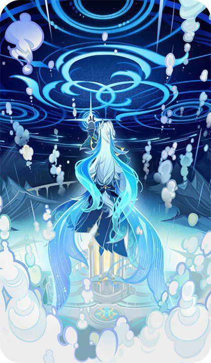 Genius Invokation, Tcg Cards, Baby Blue Wallpaper, Ship Art, Scenery Wallpaper, Anime Scenery, Beautiful Wallpapers, So Pretty, Pretty Wallpapers