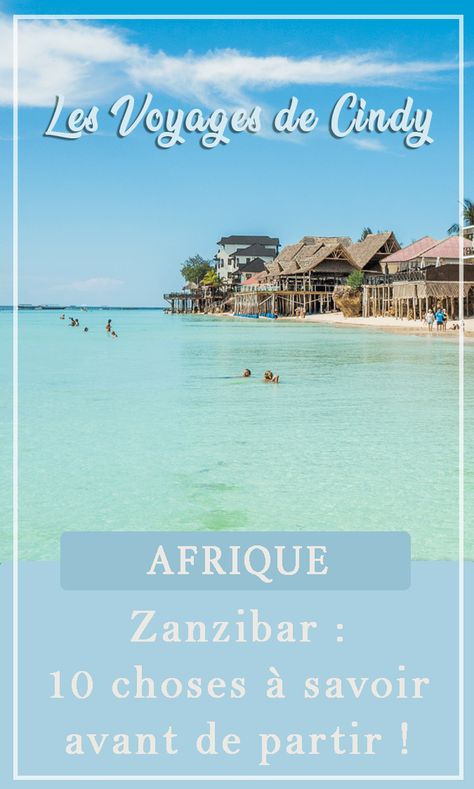 10 choses à savoir avant de partir à Zanzibar !  #blogvoyage #tanzanie #zanzibar South Africa Tourist Attractions, Zanzibar Travel, Zanzibar Beaches, Tanzania Travel, French Lifestyle, Africa Destinations, Destination Voyage, Tourist Spots, Travel List