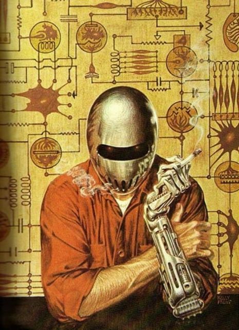 The extraordinary work of Frank Kelly Freas, the Dean of Science Fiction Art | Dangerous Minds 70s Sci Fi Art, Scifi Fantasy Art, Science Fiction Illustration, Retro Robot, Historical Artwork, Arte Cyberpunk, Futuristic Art, Pulp Art, Science Fiction Art