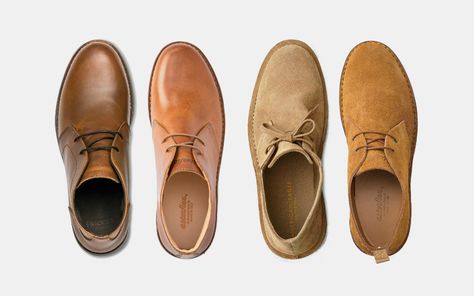 Chukka Boots vs. Desert Boots | GearMoose Clarks Desert Boot, Modern Desert, Allen Edmonds, Desert Boots, Fashion 101, Goodyear Welt, Style Accessories, Modern Man, Clothing Styles