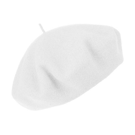 Women's Betmar French Beret (97 BRL) ❤ liked on Polyvore featuring accessories, hats, white, white wool hat, betmar hats, wool beret, white hat and betmar Whitecore Aesthetic, French Hats, White Beret, Hats Beret, French Hat, Moodboard Pngs, Beret Hats, Woolen Hat, French Beret