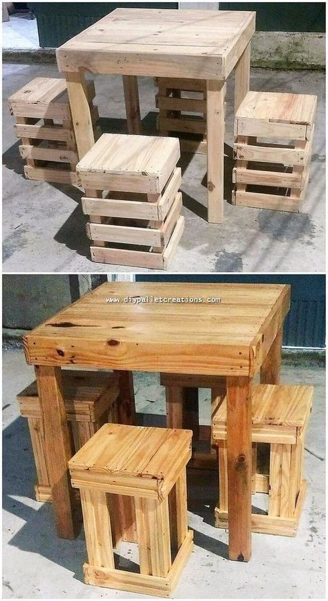 Woodworking Plans - A Roadmap to a Successful Woodworking Project Homemade Bar, Bar Plans, Pallet Project, Wooden Pallet Furniture, Recycled Pallet, Pallet Decor, Wooden Pallet Projects, Pallet Outdoor, Interesting Buildings