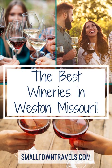 Visit the Best Wineries in Weston Missouri (2024) - Small Town Travels Weston Missouri, Cozy Lodge, Irish Festival, Small Town America, Beer Fest, Winter Scenery, Old Church, Historical Architecture, Stunning View