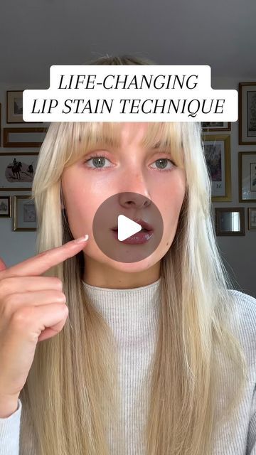 Anna on Instagram: "You’ll never do your lip stain another way again, i promise!! Here’s the technique for the juiciest, most perfect lips!  . . . #lipcombo #lipstain #liptutorial #makeup #beauty #etudewatertint @etudeofficial #lipoil #lipliner @colourpopcosmetics" Fall Lip Colors For Fair Skin, How To Apply Lip Stain, Lip Stain Peel Off, Lip Stain Tutorial, Elf Lip Combos, Wonderskin Lip Stain, Wonderskin Lip Stain Colors, Glossy Lips Makeup Look, Perfect Lips Aesthetic