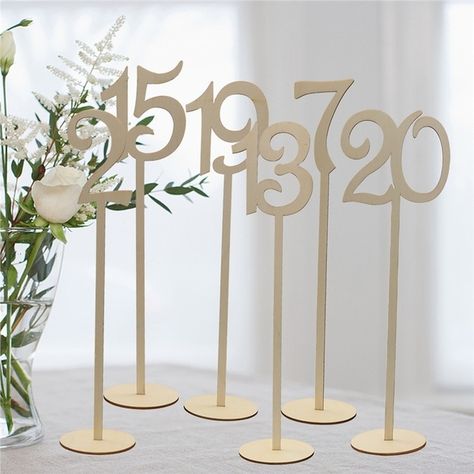 Place Holders Wedding, Wood Table Numbers, Table Number Stands, Wooden Table Numbers, Place Holder, Signing Table Wedding, Wedding Numbers, Table Number Cards, Wooden Wedding