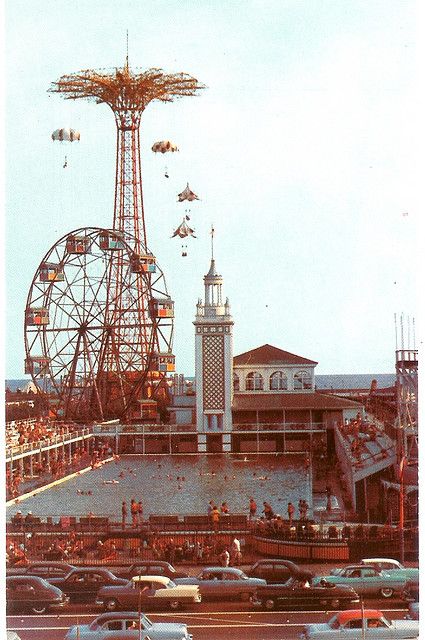 Coney Island Steeplechase Park - gone, but not forgotten Coney Island Amusement Park, New York Noel, Parc D'attraction, Vintage New York, Coney Island, To Infinity And Beyond, Staten Island, New York State, Oh The Places Youll Go