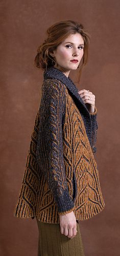 Ravelry: Vogue Knitting, Early Fall 2019 - patterns Brioche Knitting, Brioche Stitch, Tweed Yarn, Vogue Knitting, Cardigan Knit, Knitting Magazine, Coat Patterns, Sweater Knitting Patterns, Early Fall