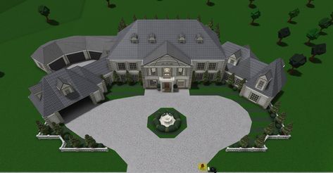 Twitter Bloxburg Private Mansion, Bloxburg Mansion Exterior, Realistic Bloxburg House Exterior, Bloxburg Mansion Ideas, Bloxburg House Plans, Bloxburg Mansion Layout, Luxury House Floor Plans, Bloxburg Mansion, Bloxburg Building