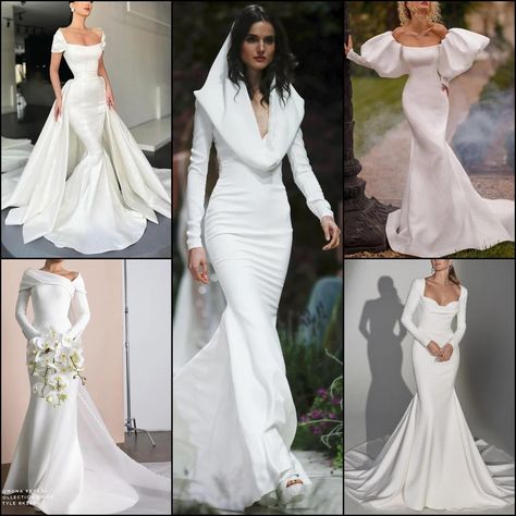 Soft Dramatic Wedding Dresses : r/SoftDramatics Soft Dramatic Hair, Dramatic Wedding Dresses, Diy Fashion Sewing, Dramatic Wedding Dress, Soft Dramatic Kibbe, Kibbe Soft Dramatic, Dramatic Wedding, Woman Tips, Dramatic Hair