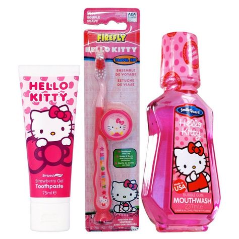 Hello Kitty Toothbrush, Dental Routine, Bloxburg Bedroom Ideas, Bloxburg Bedroom, Hello Kitty Bedroom, Disney Princess Toys, Makeup Kit For Kids, Images Hello Kitty, Healthy Gums