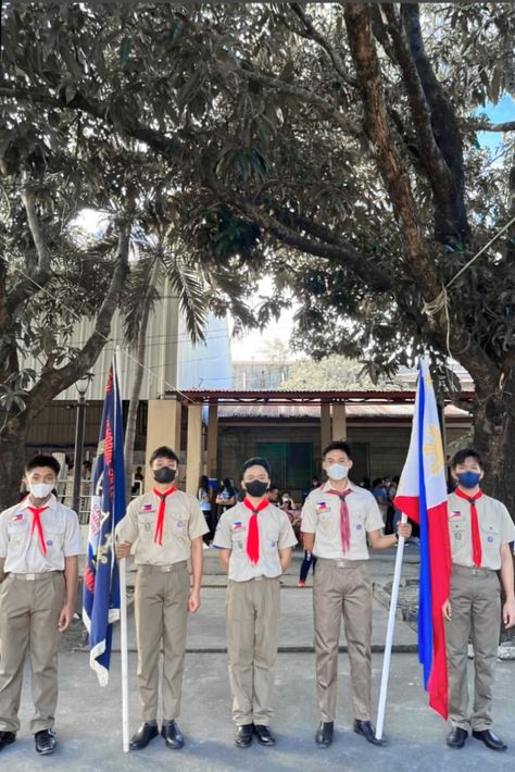 Uniform of Boyscouts in the Philippines🇵🇭 Boy Scout Uniform Philippines, Boy Scouts Of The Philippines, Creative Marketing Campaign, Boy Scout Uniform, Scout Uniform, Cat Profile, Creative Marketing, Boy Scout, School Uniforms