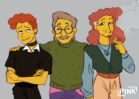 Simpsons As Humans, Lisa X Nelson Fanart, Ned Flanders Fanart, Bart Simpson Fanart, The Simpsons Fanart, Simpsons Fanart, Ned Flanders, Simpsons Funny, Simpsons Drawings