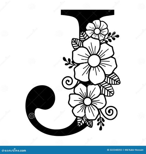 Luxurious Alphabet J Eps format, Laser cut alphabet, Decorative letter, Floral alphabet, flower alphabet Tangled Painting, Valentine Invitations, Luxurious Decor, Floral Alphabet, Flower Alphabet, Letter Vector, Flower Stencil, Cricut Craft, Flower Ornaments