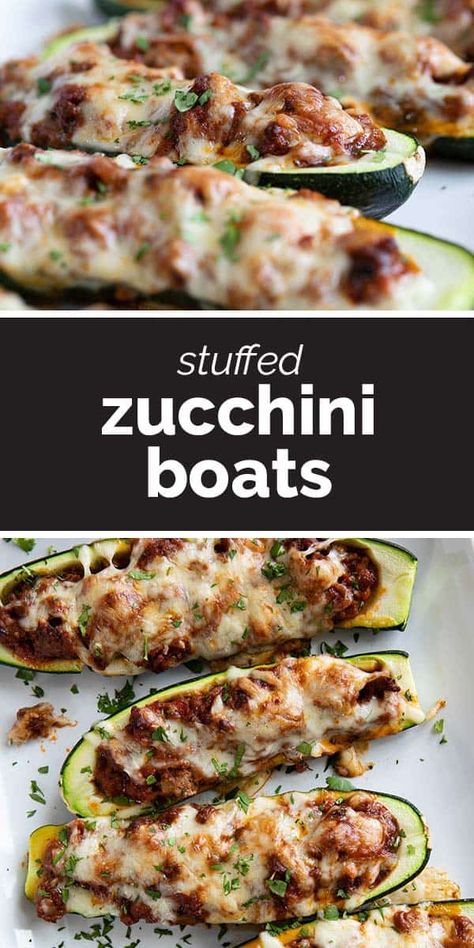 Ground Beef Stuffed Zucchini, Ground Beef And Italian Sausage, Asian Steak Bites, Creamy Pasta Bake, Zucchini Boat Recipes, Stuffed Zucchini Boats, Pin Wheels, Steamed Cabbage, Ground Italian Sausage