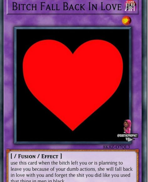 Trap Cards Funny, Funny Trap Cards, Yugioh Trap Cards Love, Yu Gi Oh Cards Funny, Mood Card, Pokemon Card Memes, Funny Yugioh Cards, Yugioh Cards, Aesthetic Anime