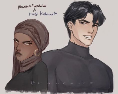 Nazeera Ibrahim And Kenji, Kenji Nazeera, Nazeera Ibrahim, Kenji Kishimoto, Shatter Me Warner, Books Fanart, Shatter Me Quotes, Tahereh Mafi, Aaron Warner