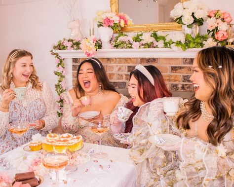 gorgeous gorgeous girls have tea party photoshoots 💕🍰🫖 I finally finished the first drop of @bridgertonnetflix season 3, and I won’t share any spoilers but…. 😱😏💕🥹🥵 Have you watched yet?? 🏷️ Seattle content creators, themed shoot, #bridgerton #bridgertonseason3 #themedshoot #teapartytheme #bridgertontheme #romanticism #regencycore Netflix series, regency inspired aesthetic, lace, pearls Bridgerton Photoshoot, Tea Party Photoshoot, Adult Tea Party, High Tea Party, Party Photoshoot, Tea Party Theme, Best Friend Photoshoot, Inspired Aesthetic, Party Photo