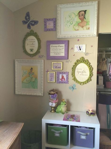 Princess Tiana Nursery Ideas, Princess And The Frog Room Ideas, Princess Tiana Room Decor, Princess Tiana Bedroom Ideas, Princess And The Frog Bedroom Ideas, Princess Tiana Nursery, Princess And The Frog Nursery, Tiana Bedroom, Frog Room Ideas