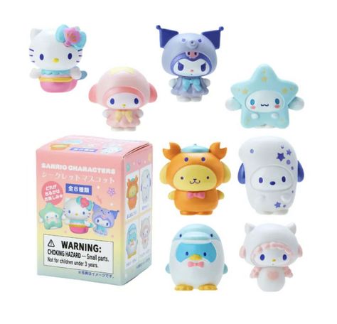 Sanrio Figures, Kawaii Logo, Mermaid Figures, Hello Kitty Crafts, Kawaii Toys, Japanese Toys, Mini Figurine, Hello Kitty Birthday, Hello Kitty Collection