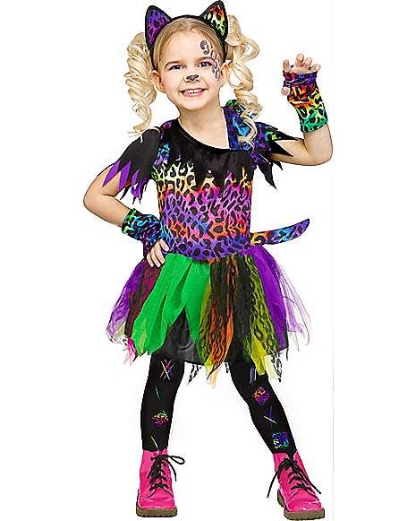 Rainbow Kitty Costume, Rainbow Cat Costume, Cat Costume Kids, Seussical Costumes, Cat Costume Diy, Kitten Costumes, Home Halloween Costumes, Toddler Costumes Girl, Popular Halloween Costumes