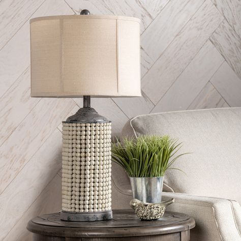 Astrid 28.5" Beaded Table Lamp - 28.5"H x 15"Rnd - Bed Bath & Beyond - 31141931 Beaded Table, Lamp Shades, Memorable Gifts, Ceiling Fan, Bed Bath Beyond, Bed Bath, Everyday Essentials Products, Bed Bath And Beyond, Lamps