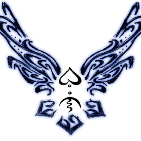 Maybe a more manly design for thomas.. but I like this one....I wanna go into the medical corps, so maybe changing the inner design to the medical sign. Air Force Mom Tattoo, Air Force Tattoo, Air Force Symbol, Air Force Love, Air Force Families, Airforce Wife, Military Tattoos, Air Force Mom, Military Love