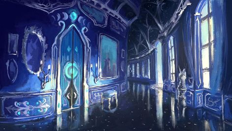 Equestria Daily - MLP Stuff!: Drawfriend Stuff (Pony Art Gallery) #2493 Allura Vysoren, Palace Hallway, Episode Backgrounds, Fantasy Rooms, Fantasy Background, Scenery Background, Anime Backgrounds Wallpapers, Fantasy City, Fantasy Castle