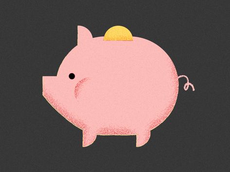 Black Friday Tip: Buy nothing and save 100% of your money. savings money piggy bank pig design texture editorial grain vector illustration Save Money Illustration, Pig Illustration Design, Saving Money Illustration, Piggy Bank Drawing, Saving Money Piggy Bank, Piggy Bank Illustration, Piggy Illustration, Buy Nothing Day, Money Pig