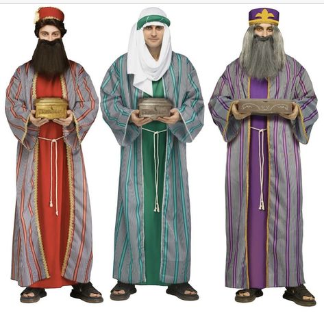 Wise Man Costume, Biblical Clothing, Biblical Costumes, Nativity Costumes, 3 Wise Men, King Outfit, Man Outfit, Black Halloween Dress, Fancy Dress Outfits