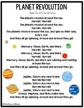 Solar System Song, Space Lesson Plans, Planet Song, Solar System Activities, Space Theme Preschool, Space Lessons, Space Preschool, Space Crafts For Kids, Classroom Songs