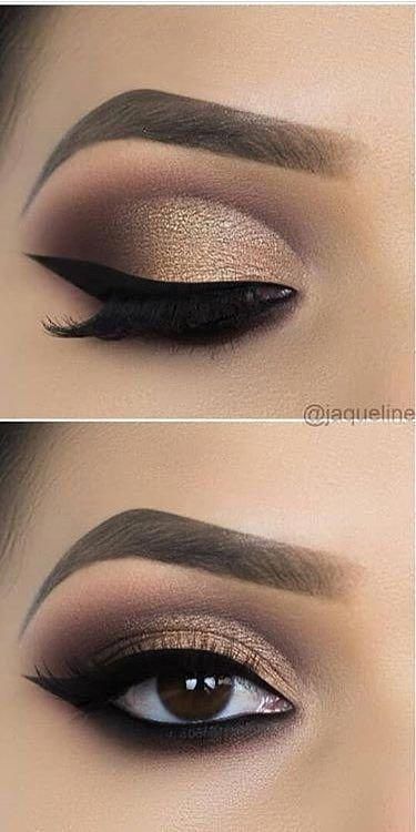 Glamour Eye Makeup, Machiaj Smokey Eyes, Eyeshadow Basics, Eye Makeup Looks, Makeup Help, Smink Inspiration, Makijaż Smokey Eye, Makeup Hacks, Hooded Eyes