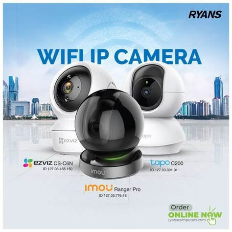 WiFi IP Camera
Available at Ryans Ads Photography, Agriculture Photography, Cc Camera, Dental Advertising, 3d Game Art, Beauty Skin Quotes, Dance Logo, Graphic Design Posters Layout, Ad Photography