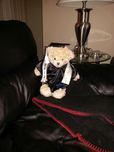 My graduation build a bear! Senior Build A Bear, Build A Bear Graduation, Graduation Build A Bear, Senior Sweater, Senior Year Planning, School Memories Scrapbook, Prom 2k24, Senior 25, Senior Year Things