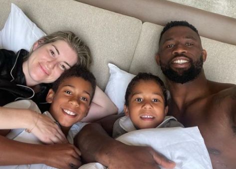 Siya Kolisi shared what he looks forward to in his future when he gets more free time. His wife, Rachel, agreed with him wholeheartedly. Siya Kolisi, Rugby Club, Rugby World Cup, North Park, Cricket Team, Beautiful Family, Free Time, Quality Time, Ufc