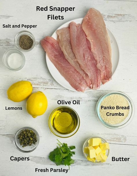 This quick and easy recipe for pan seared red snapper with lemon butter sauce uses just a few ingredients to let the seafood flavors shine through! Pan Seared Snapper Fillet, Red Snapper Recipes Pan Seared, Best Red Snapper Recipes, Pan Seared Snapper Fish Recipes, Pan Seared Red Snapper Recipes, Pan Seared Fish Recipes, Red Fish Recipes, Red Snapper Filet Recipes, Pan Seared Snapper