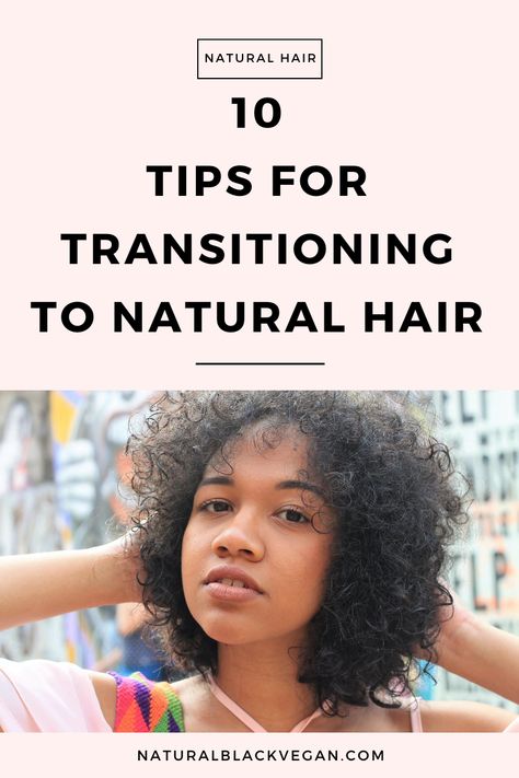 Do you want to go natural, but you aren’t ready or don’t want to do the Big Chop? If so, then you want to transition to natural hair! Transitioning is the process of growing your hair out until you are ready to cut the remaining relaxed ends off. Thus, during a transition, you have two different hair textures at once: your natural new growth at the top of the strand and your straighter relaxed ends at the bottom. And like any hair journey, your transition is unique, and you can transition... Transitioning Relaxed Hair To Natural, Hair Transitioning Natural, Transition Hairstyles For Black Women, Transitioning From Relaxer To Natural, Different Hair Textures, Transitioning To Natural Hair, Transition To Natural Hair, Growing Your Hair, Feeling Blah