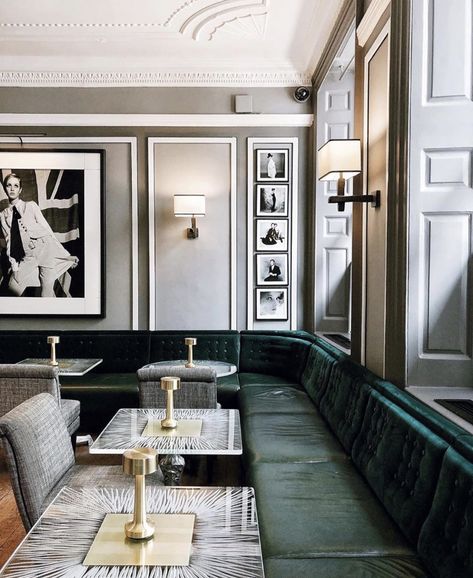 Brown’s Hotel, London. Armin Kousha Interiors Browns Hotel London, Panelled Walls, Brown Hotel, Terrace Hotel, London Mayfair, Design Industrial, Best Home Decor Ideas, Hotel Design, Restaurant Interior