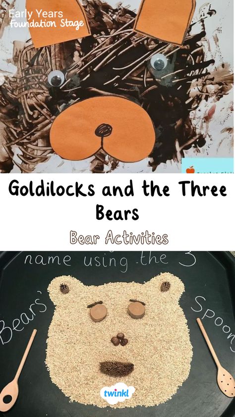 Goldilocks and the Three Bears eyfs activities. Thanks to @preschool_ideas_with_claire @tufftrayobsessed Goldilocks And The 3 Bears Preschool, Goldilocks And The 3 Bears Eyfs, Goldie Locks And The Three Bears Activities, Goldilocks And The Three Bears Eyfs Activities, Goldilocks And The 3 Bears Activities, Goldie Locks And The Three Bears Crafts, Traditional Tales Eyfs Activities, Goldie Locks And The Three Bears, Goldilocks And The Three Bears Activity