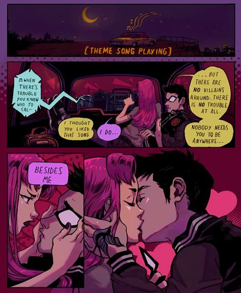 Night Wing And Starfire Fanart, Starfire And Robin Fanart Kiss, Star Fire And Robin Fanart, Dc Titans Fanart, Starfire And Nightwing Fan Art, Star Fire And Nightwing, Star And Robin, Starfire And Robin Fanart, Nightwing And Starfire Fanart