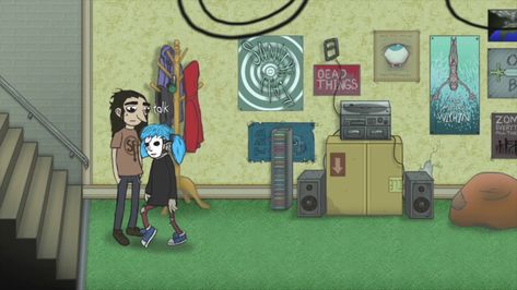 Sallyface Background, Larry Johnson Room, Sally Face Room Decor, Sally Face Room, Sally Face Official Art, Little Misfortune, Sally Face Game, Larry Johnson, Sally Face