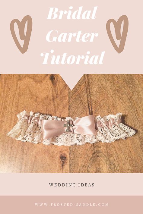 Wedding Garter Belt Pattern, How To Make A Garter Wedding, Diy Garter Wedding, Diy Garter Belt, Bridal Garters Diy, Garter Belt Pattern, Wedding Garter Diy, Diy Garter, Wedding Emergency Kit