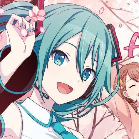 Hatsune Miku Miku Hatsune Chibi, Miku Chan, Miku Hatsune Vocaloid, Project Sekai, Funny Anime Pics, Hatsune Miku, Cute Icons, Blue Hair, Pretty Pictures