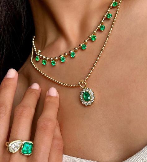 Pendants – Jemma Wynne Emerald Watch, Jemma Wynne, Diamond Jewelry Designs, Jade Earrings, Emerald Pendant, Anniversary Jewelry, Classy Jewelry, Emerald Necklace, Fancy Jewellery