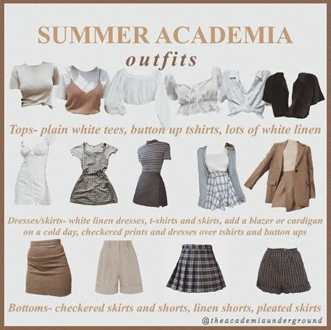 Summer Academia Outfits, Summer Academia, Light Academia Fashion, Academia Aesthetic Outfit, Dark Light Academia, Dark Academia Outfit, Dark Academia Outfits, Dark Academia Style, Light Academia Aesthetic