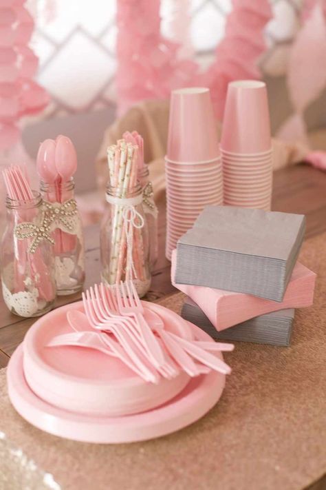 diy baby diy baby girl first birthday party pinterest projects home made diy baby Γενέθλια Mickey Mouse, 4de Verjaardag, 1st Birthday Girl Decorations, 1st Birthday Party For Girls, Idee Babyshower, Pink Birthday Party, Birthday Projects