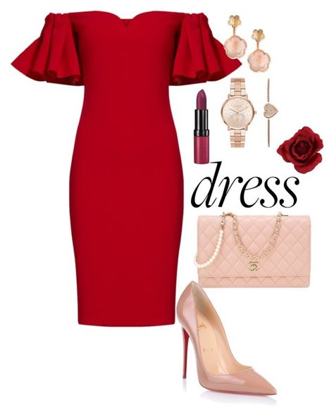 Red Dress Jewelry Ideas, Pasquale Bruni, Event Outfit, Looks Chic, Red Outfit, Dressy Outfits, Business Dresses, Fancy Outfits, Badgley Mischka