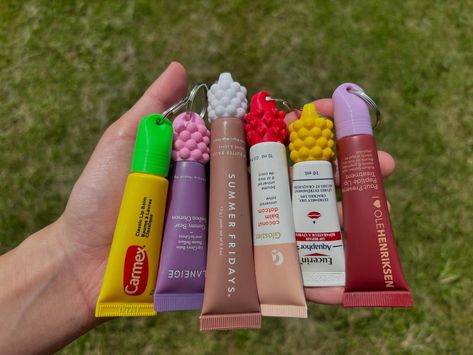 Our lipbalm keychains are available link in bio! Buy 2 Get 1 free live now for just this week! Lipbalm Keychain, Jack Black Lip Balm, Carmex Lip Balm, Summer Fridays Lip Butter Balm, Summer Fridays Lip, Mac Lipglass, Lip Butter Balm, Lip Salve, Lip Gloss Collection