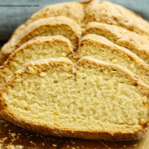 Air Fryer Soda Bread Air Fryer Soda Bread, Soda Bread Recipe Easy, Air Fryer Bread Recipes No Yeast, Soda Bread Without Buttermilk, Irish Soda Bread Easy No Buttermilk, Soda Bread, Quick Bread Recipes, Quick Bread, Air Fryer