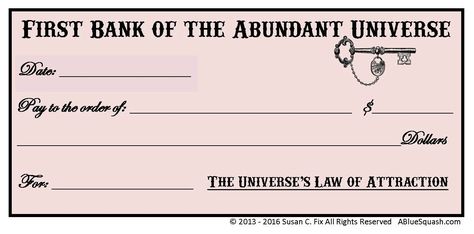 All you have to do is print out the check that is listed, write your name & the amount you desire. Put in the work and watch how everything comes into play. Just be very mindful about your words. Universe Cheque, Witch Hacks, Goals Images, Abundance Check, Spiritual Education, Universe Check, Box Turtles, Magical Spells, Online Vision Board